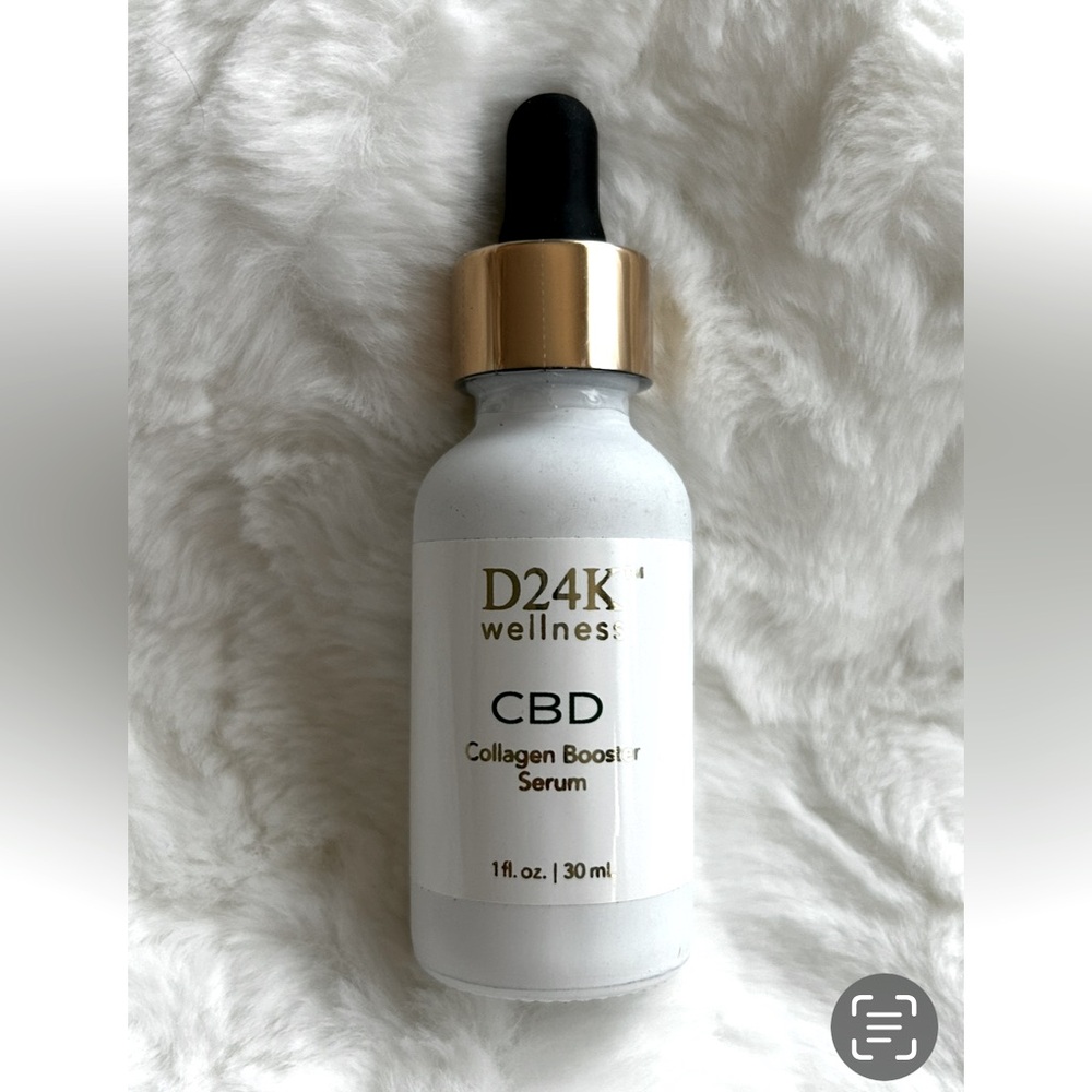 New Sealed D24K Wellness CBD Collagen Booster Serum